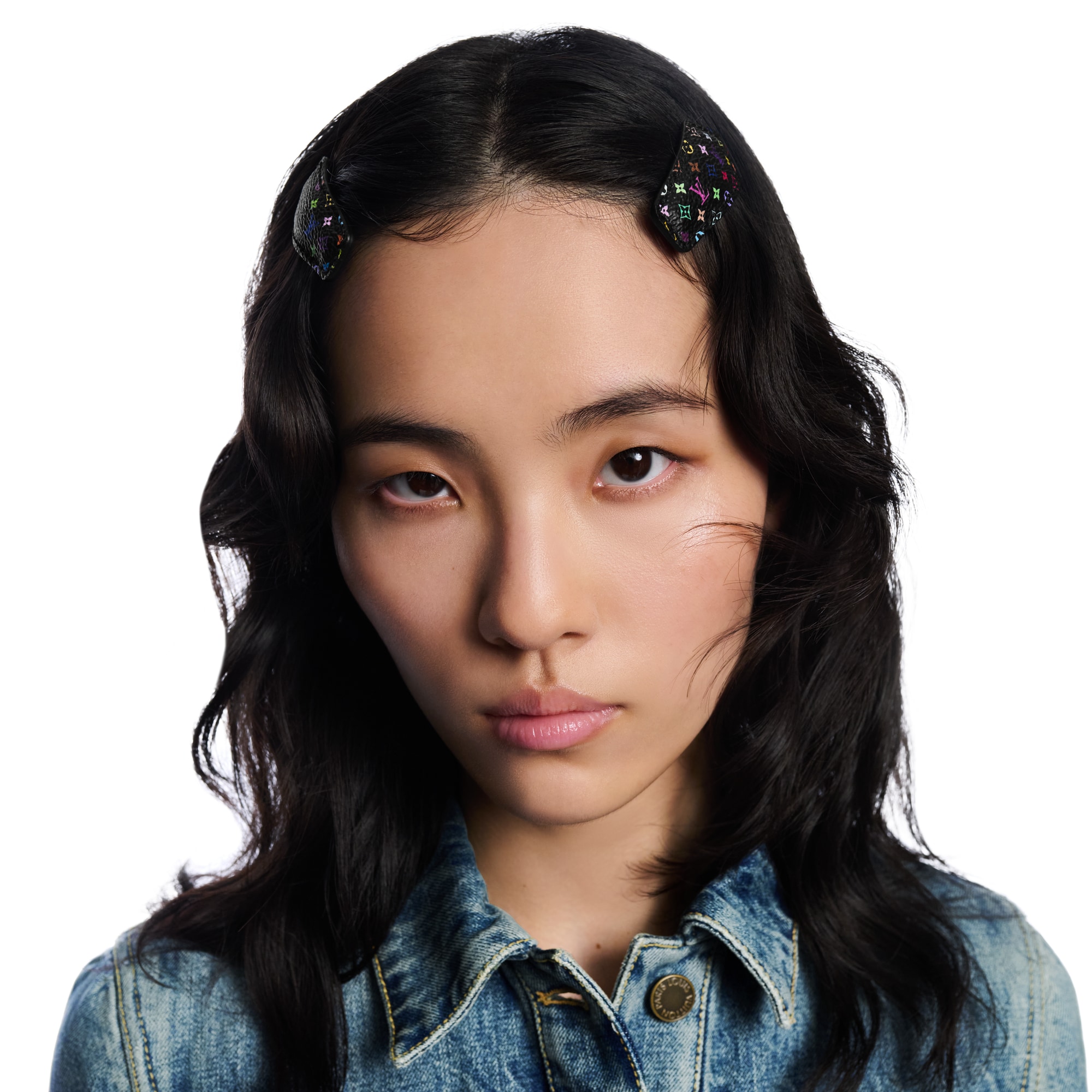 LV x TM Monogram Multicolor Mini LV Backstage Hair Clips S00
